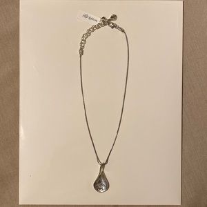 Brighton Twirl silver necklace Brand new w/tags